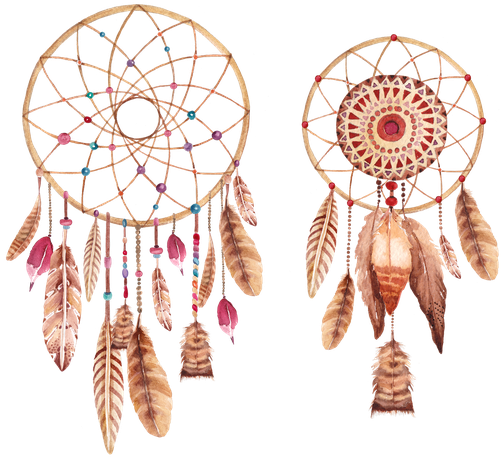 Dreamcatcher Png Isolated Clipart (black)