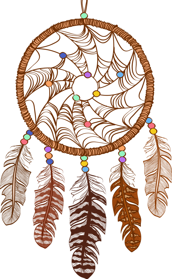 Dreamcatcher Png Transparent Picture (black, maroon)