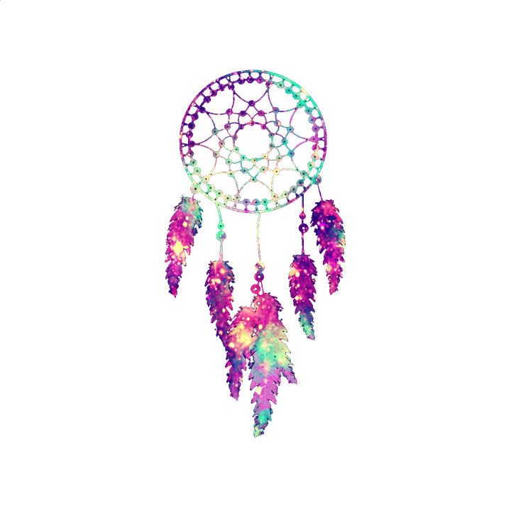 Dreamcatcher Transparent Isolated Png (black)