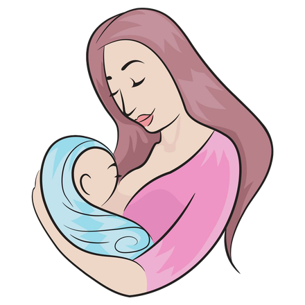 Breastfeeding Png Picture (silver, black, plum, pink, gray)