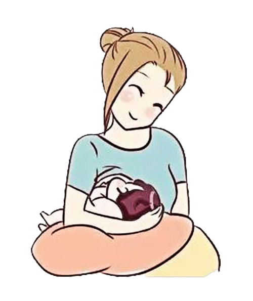 Breastfeeding Png Transparent Picture (white, pink, beige)