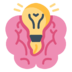 Creative Design Brain Light Lightbulb Idea Brainstorm Icon Free Transparent Png Icon Download (salmon, black, plum, pink, orange)