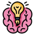 Creative Design Brain Light Lightbulb Idea Brainstorm Icon Free Transparent Png Icon Download Path (black, plum, pink)