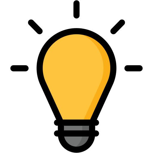 Creative Idea Light Free Nobackground Png Icon Download (gray, gold, black, orange)