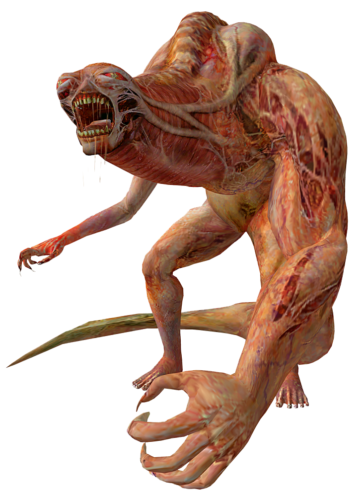 Creature Png File (beige, white)