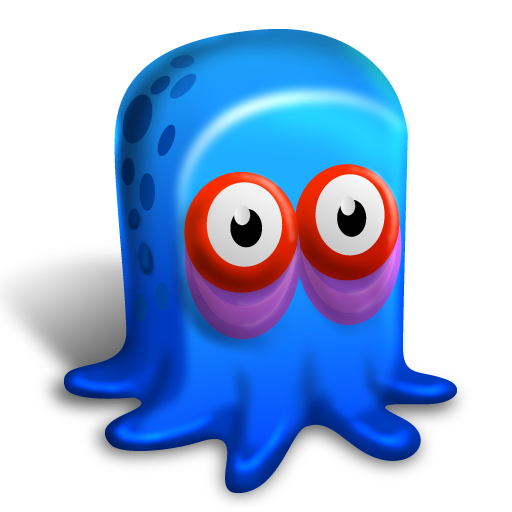 Creature Png Pic (greenish blue, black, blue)