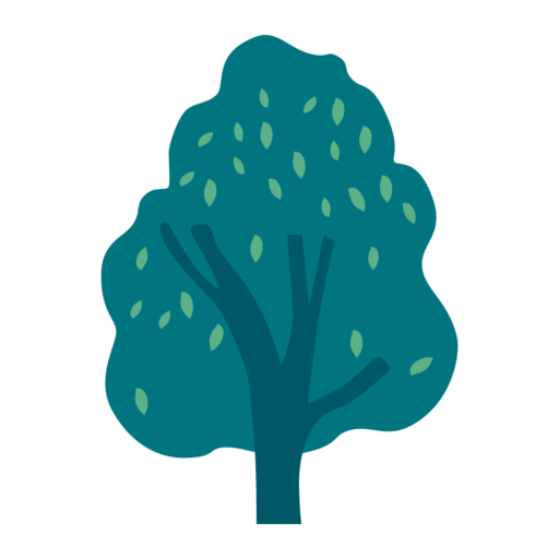 Tree 2 Free Png Icon Download (black, teal)