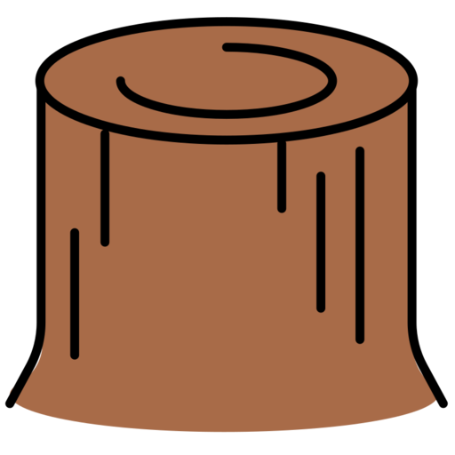 Tree Stump Free Transparent Png Icon Download (black, chocolate)