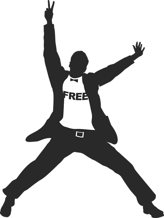 Freedom Png Free Image (black, white)