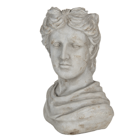 Greek Bust Sculpture Png Cutout (black, gray, silver)