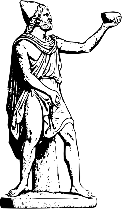 Greek Mythology Png Background Image (indigo, black)