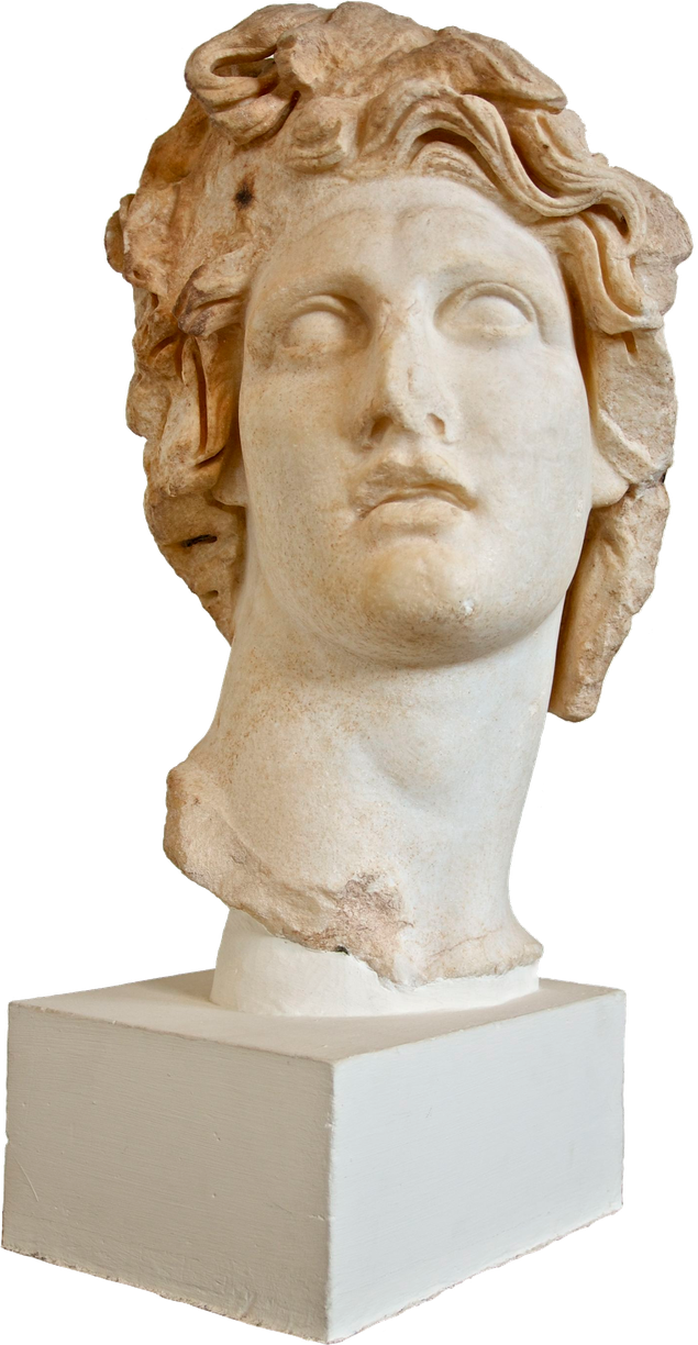 Greek Sculpture Art Transparent Png (black, gray, silver, lavender)