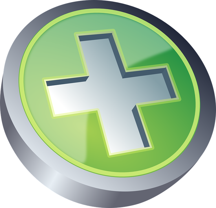 Green Add Button Png Photo (silver, white, gray)