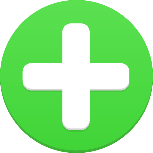 Green Add Button Png (black, white, gray, lime)