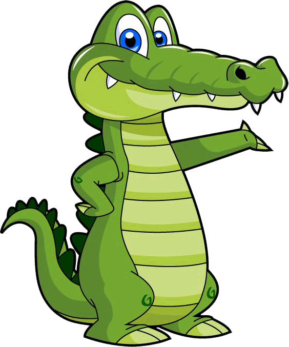 Green Alligator Png Pic (silver, white, olive, gold)