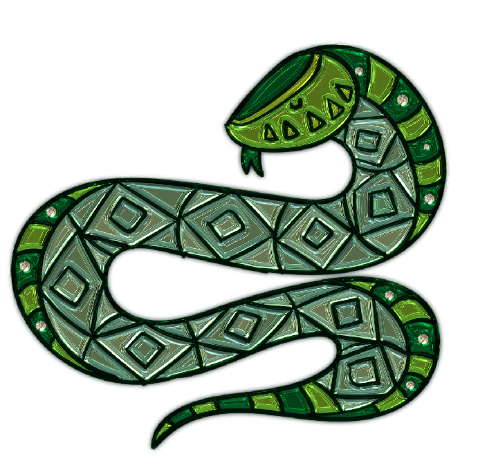 Green Anaconda Png Clipart (gray)