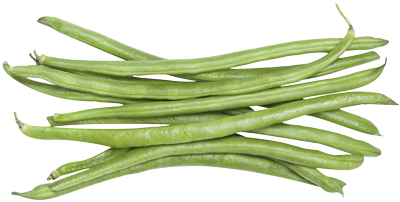 Green Beans Transparent Background (white)