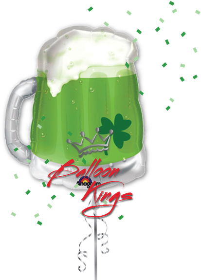 Green Beer Vector Png Isolated File (black, gray, white)