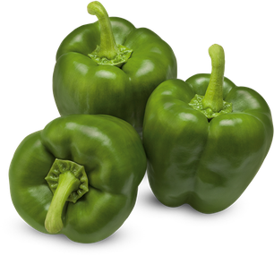 Green Bell Pepper Png Clipart (black, olive, green)