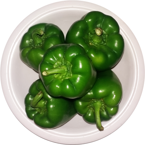 Green Bell Pepper Png Photos (black, silver, beige)