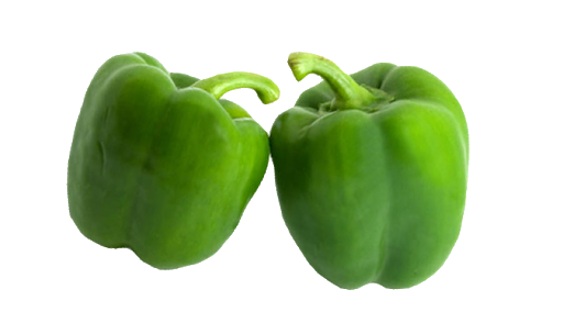 Green Bell Pepper Png Pic (black, olive, green)