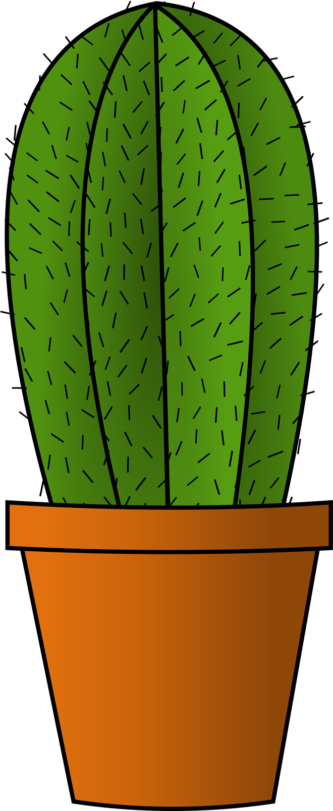 Green Cactus Plant Vector Png File (black, chocolate, olive, green)