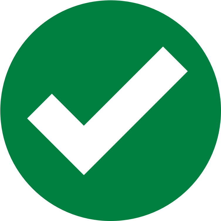 Green Check Mark Png Free Download (teal, white, black, green, silver)