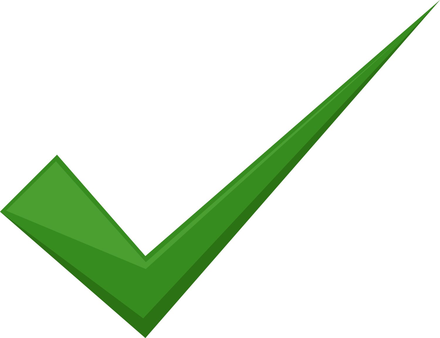 Green Check Mark Png Image (black, olive, green)