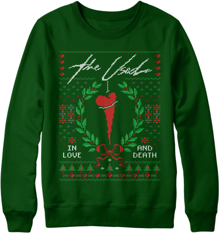 Green Christmas Jumper Png Image (green, black)