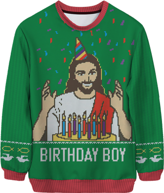 Green Christmas Jumper Png Photos (teal, green, black)