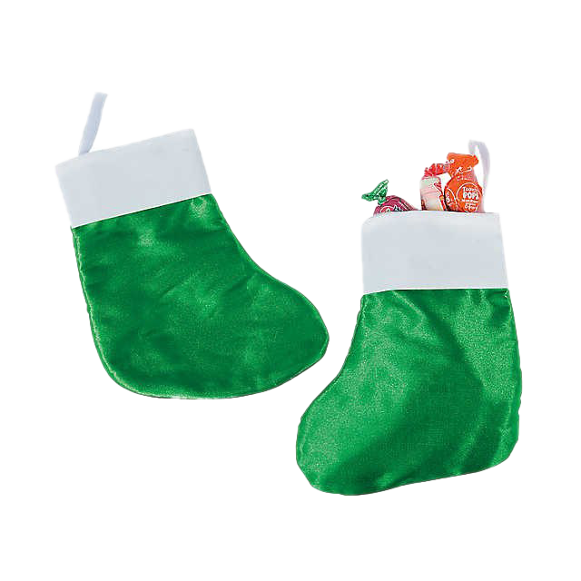 Green Christmas Stockings Png Photos (white, lavender, green)