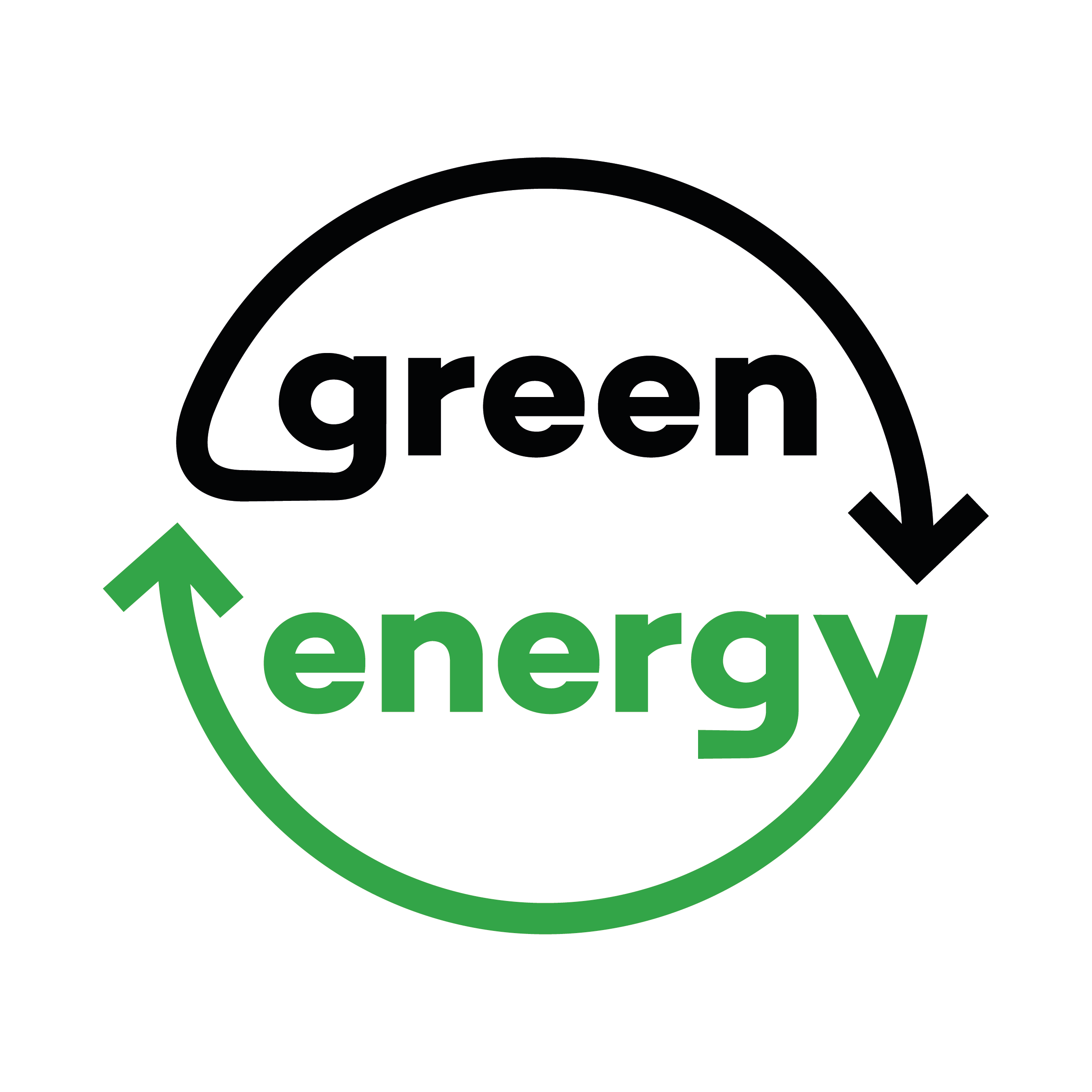 Green Energy Png Image (black, teal, white, green)