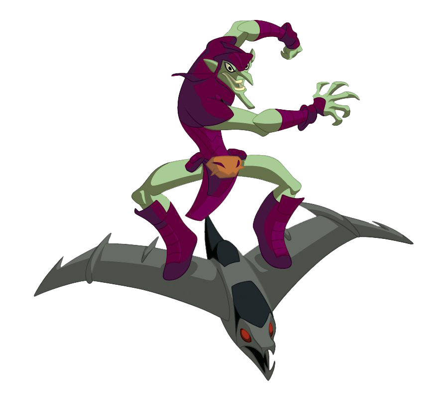 Green Goblin Comic Png Image (indigo, maroon, gray, white, black)