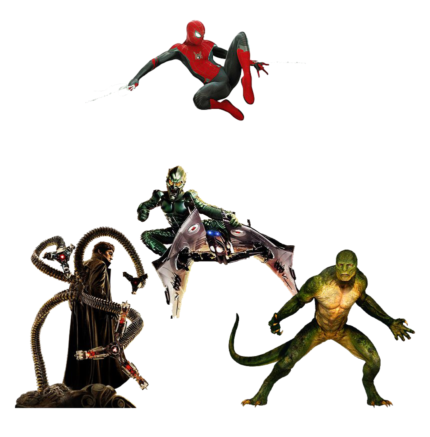 Green Goblin Comic Png Picture (black, white)