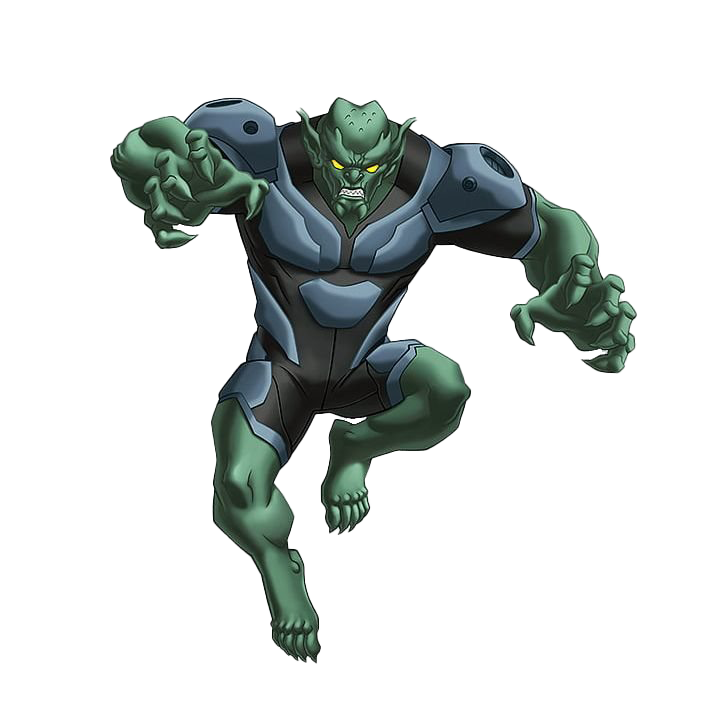 Green Goblin Png File (black, white)