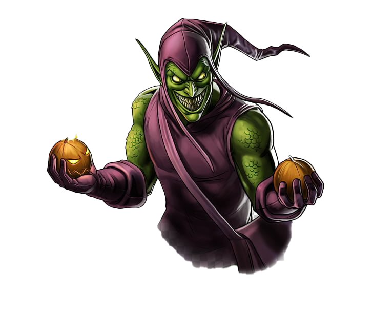 Green Goblin Png High Quality Image (black, white)