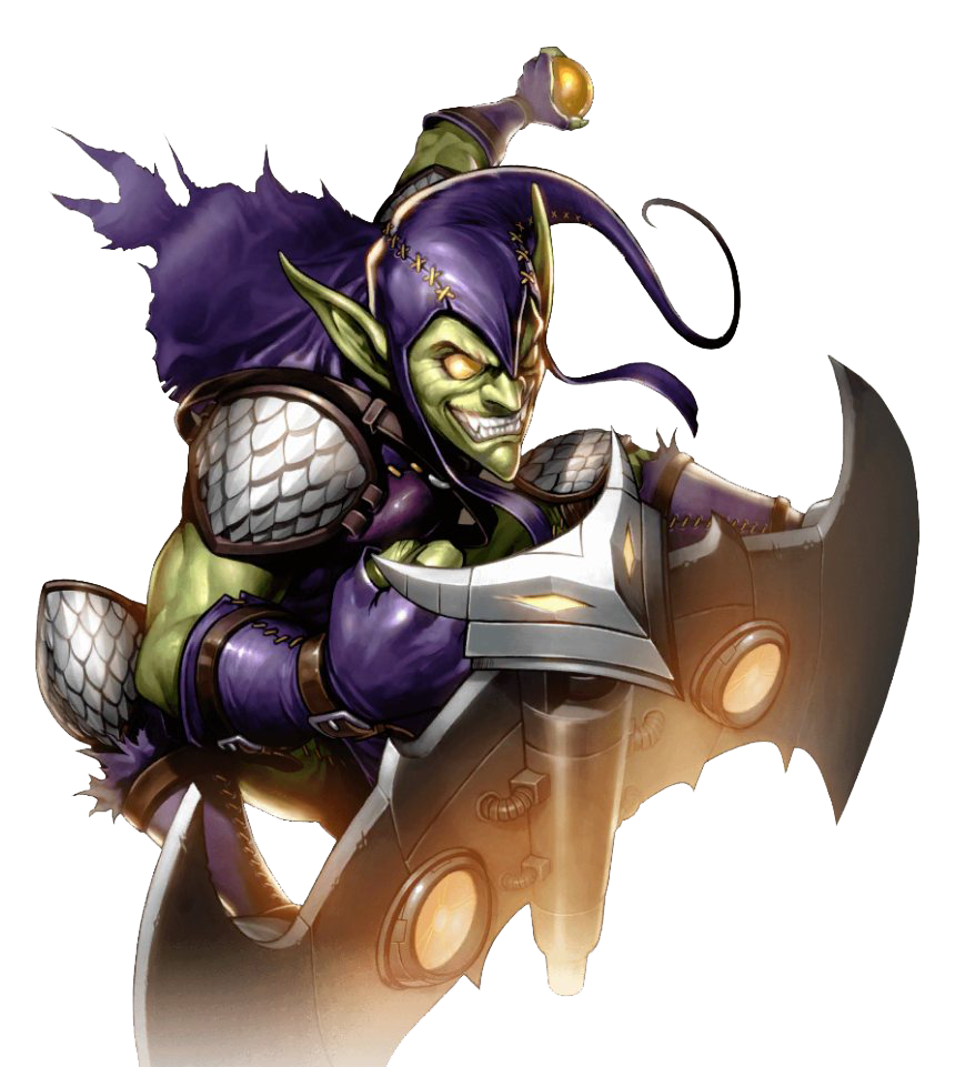 Green Goblin Png (black, white)