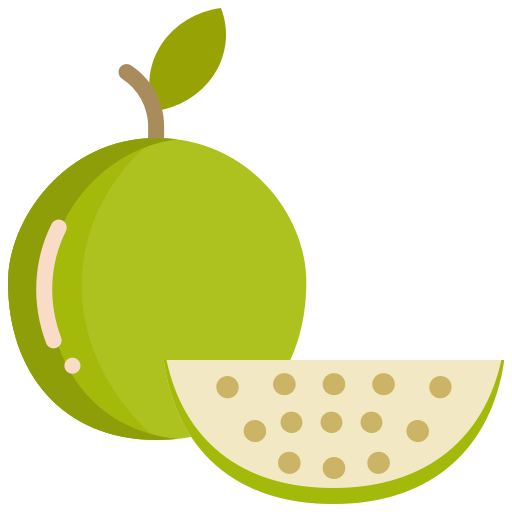 Green Guava Png Image (black, gray, olive, beige)