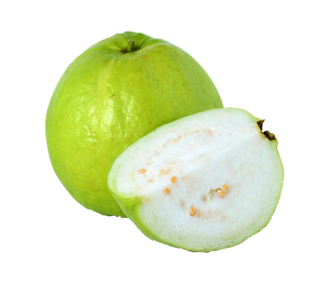 Green Guava Png Transparent Image (black, gold, lavender)