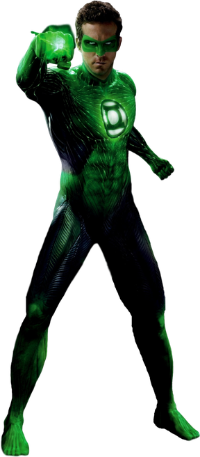 Green Lantern Png Isolated Pic (black)