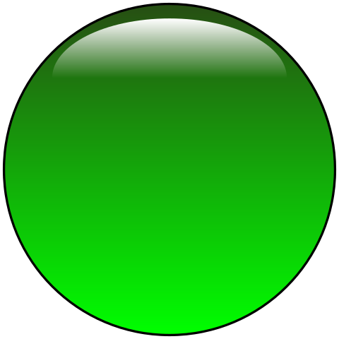 Green Light Png Image File (black, green)