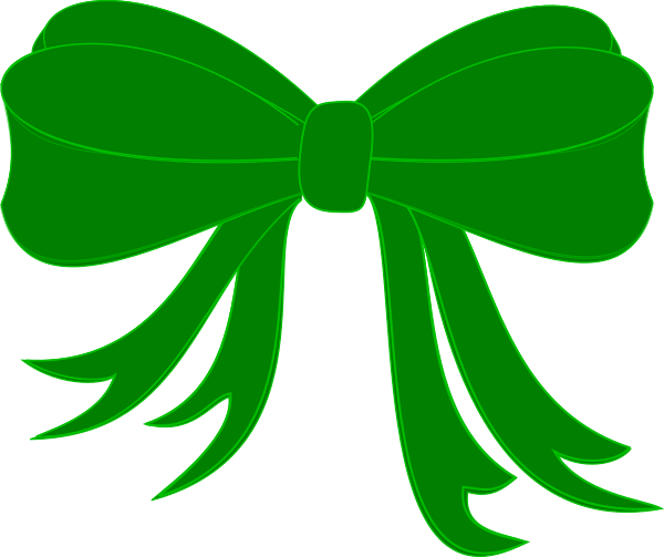 Green Ribbon Background Png (green, black)