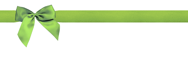 Green Ribbon Png Pic (black, gray)