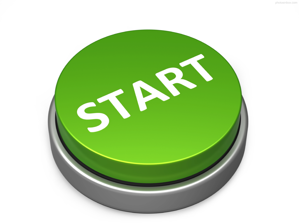 Green Start Button Png (black, green, olive)