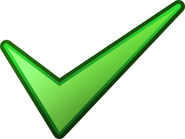 Green Tick Png Hd (green, white, gray, mint, silver)