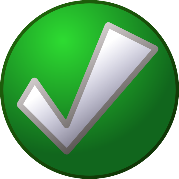 Green Tick Png Transparent (green, lime, white)