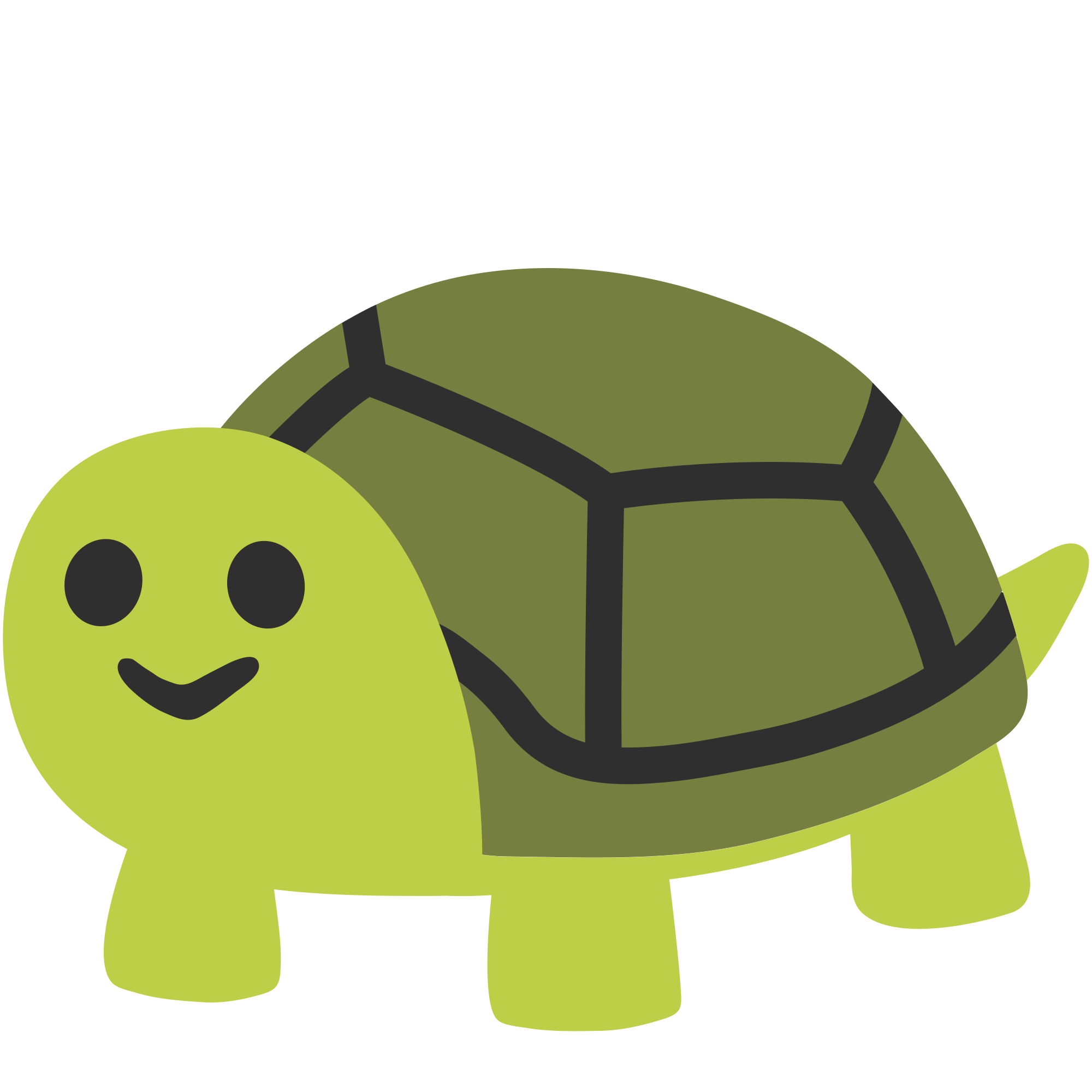 Green Turtle Png Clipart (gold, black, olive, gray)