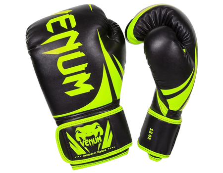 Green Venum Boxing Gloves Png Image (black)