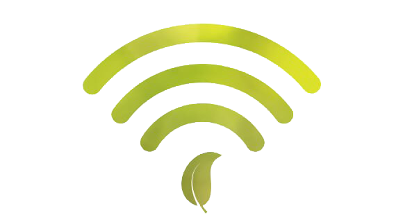 Green Wifi Png File (beige, gold, white)