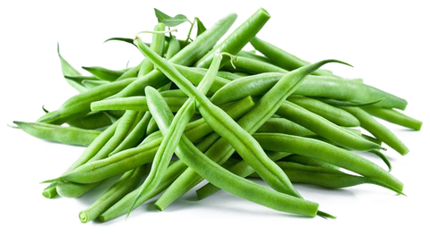 Green Bean Png File (black, gray, white)